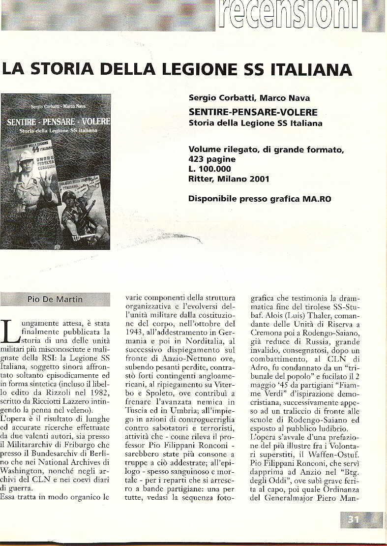 Storia del Novecento - luglio 2001 - 1